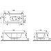 Optimum Neo Vitra ванна акриловая 150x70 см