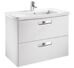 Gap тумба для ванной комнаты белая матовая 60 см Roca