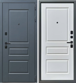 СТ-Монолит Муар Серый дверь входная стальная МДФ Velluto Oscure, МДФ Лайт грей шагрень