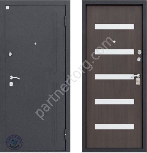 Малахит входная стальная дверь  взломостойкая с вертикальным приводом Алмаз