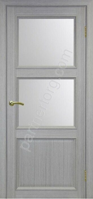 Тоскана 630.221ОФ1 багет межкомнатная дверь дуб серый FL со стеклом мателюкс