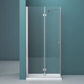 BelBagno ALBANO-BS-12-100-C-Cr душевая дверь 100х195 см складная, стекло прозрачное, профиль хром