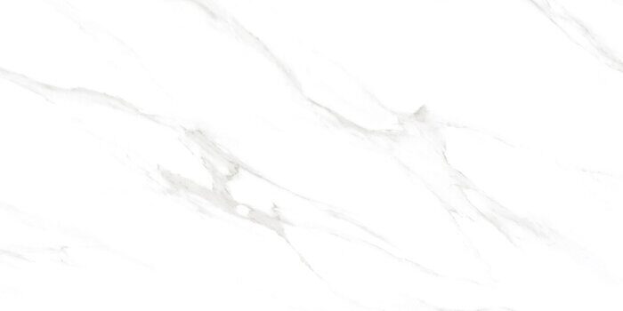 Calacatta Genius белый полированный керамогранит 60х120см Ceradim