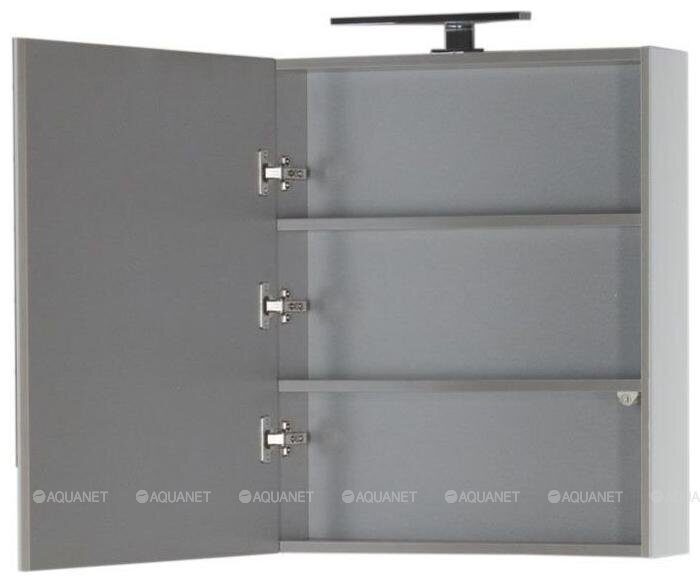 Верона 58 шкаф-зеркало белый для ванной комнаты Aquanet