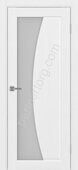 Сицилия 721.21 межкомнатная дверь белый лед со стеклом мателюкс