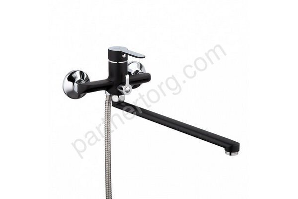 Frap F2242 смеситель для ванны черный/хром