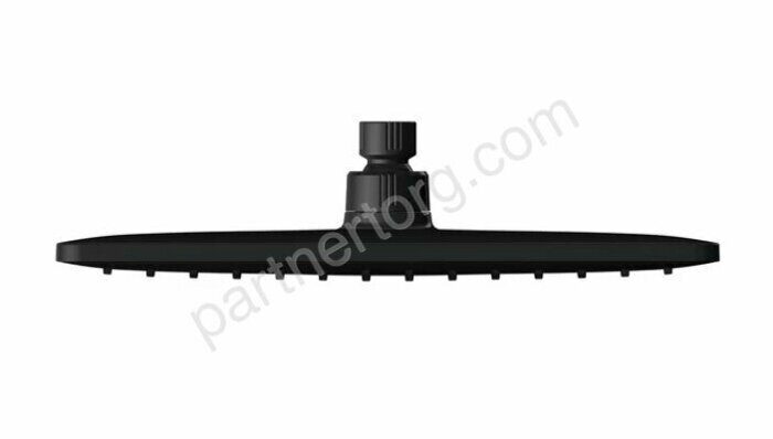 Slide Iddis душевая насадка верхняя прямоугольная, матовый черный SLI31BPi64