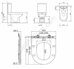 Комплект для ванной комнаты, зона туалета Spirit CK70DC