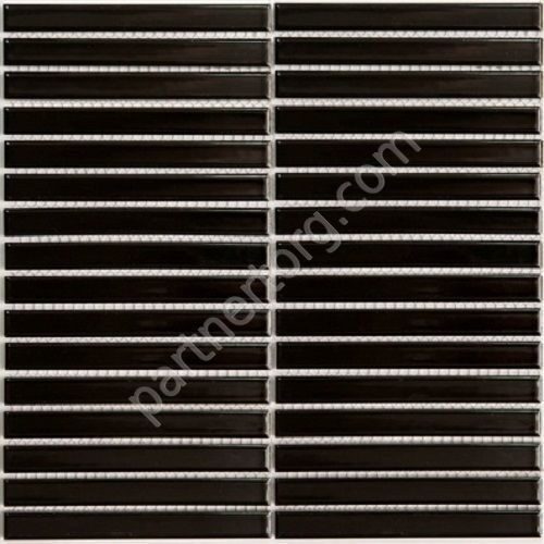 Черная керамическая мозаика Porcelain series PP15145-05