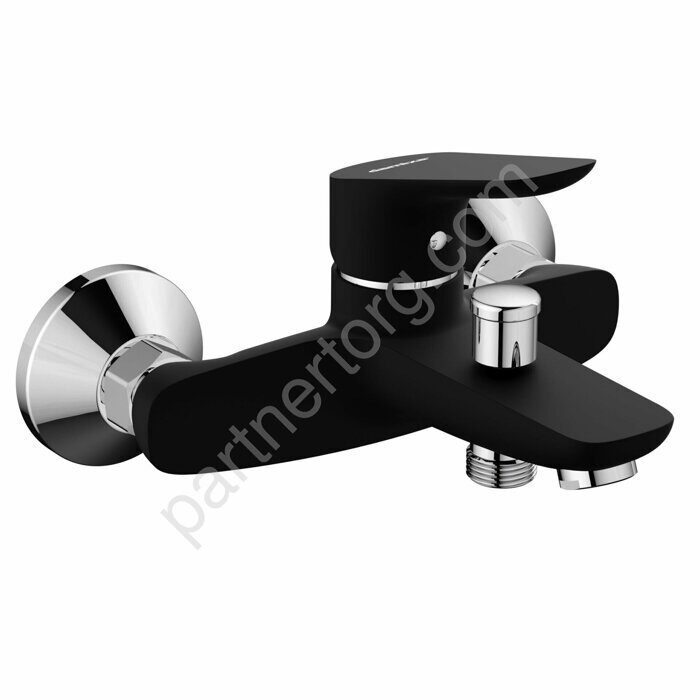 Смеситель для ванны и душа, черный 771000300 Origin Bit