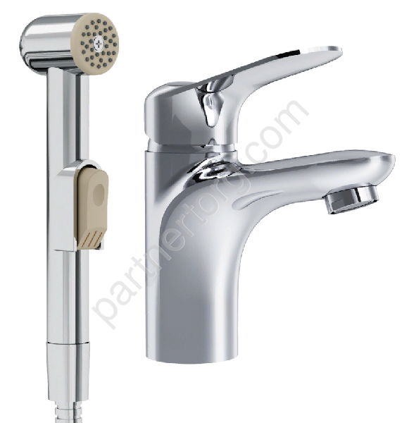 Like Am.Pm смеситель для умывальника с гигиеническим душем F85C03000