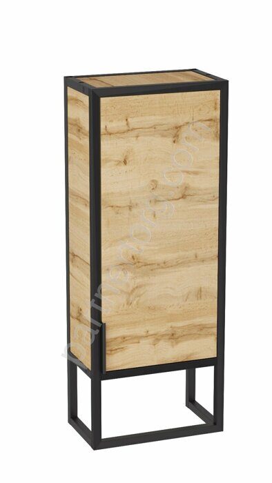 Grunge Loft 35Н/П 1д Дуб вотан  Marka One шкаф пенал