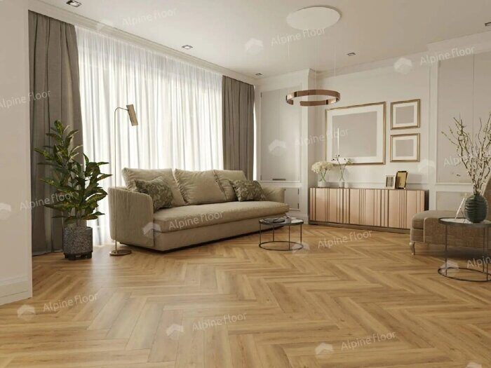 Дуб Буна SPC замковая кварцвиниловая плитка Alpine Floor ECO 13-30
