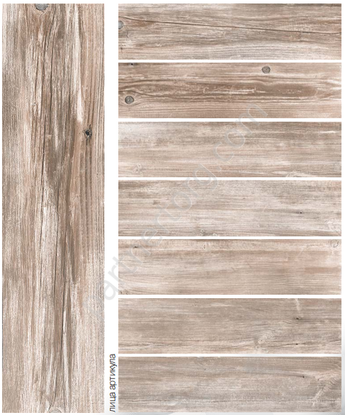 Oldie светло-бежевый матовый керамогранит 14,7x59,4см Laparet