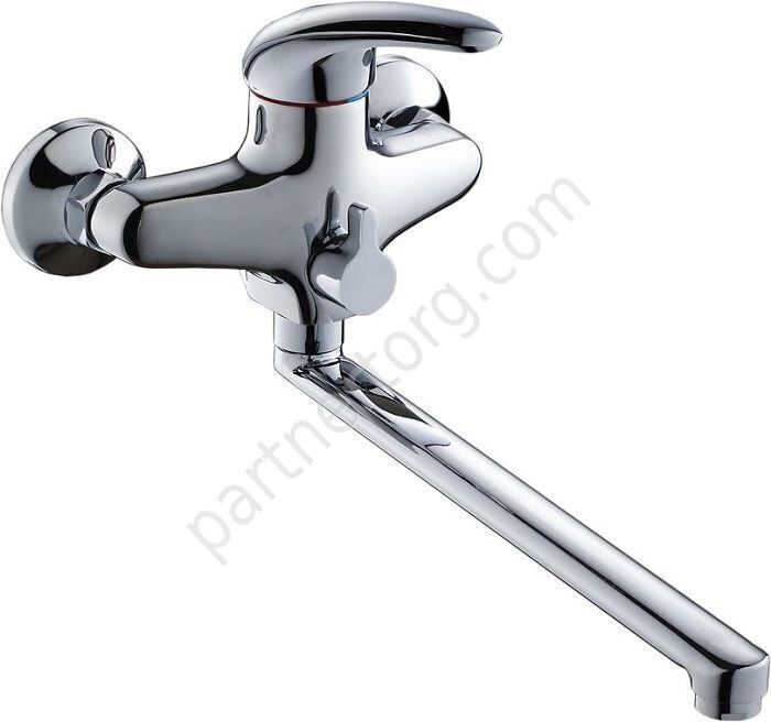 Elegance смеситель для ванной с длинным изливом Gross Aqua 7518500С-35F