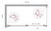 BelBagno LUCE-AH-1-150/80-C-Cr душевой уголок 150х80х195 см, дверь раздвижная, стекло прозрачное, профиль хром