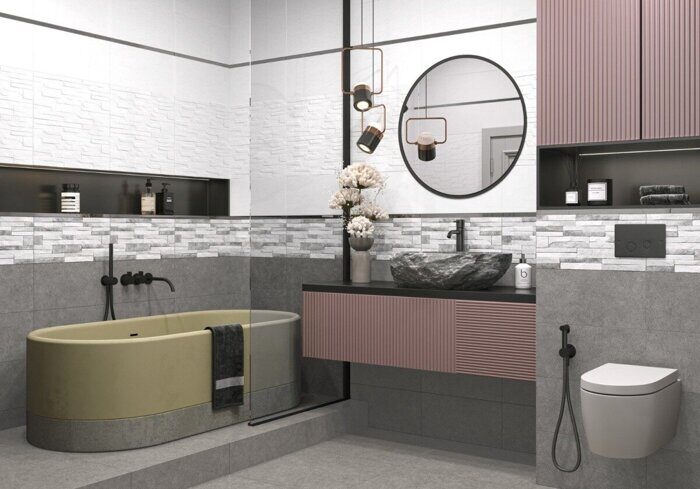 Berlin керамогранит темно-серый матовый 60х60см Alma Ceramica GFU04BLN70R