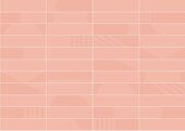 Rivera Soft Peach Smile Tile керамическая плитка матовая 7.5x30см