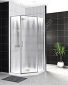 BelBagno UNO-195-P-1-90-CH-CR душевой уголок 90х90х195 см, дверь распашная, стекло шиншила, профиль хром