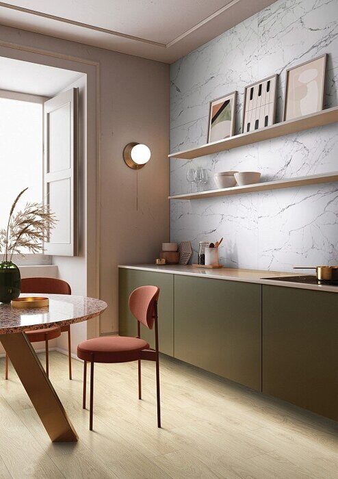 RoyalWood кремовый R10A керамогранит матовый 20х80см Vitra