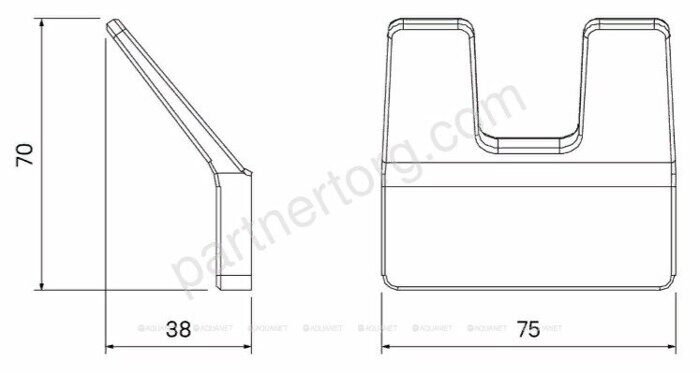 Slide Iddis крючок двойной SLIGM20i41