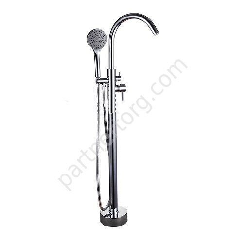 Gappo G3098 напольный смеситель для ванны хром