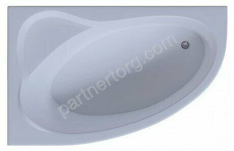 Фиджи ванна акриловая асимметричная Aquatek 170х110 см