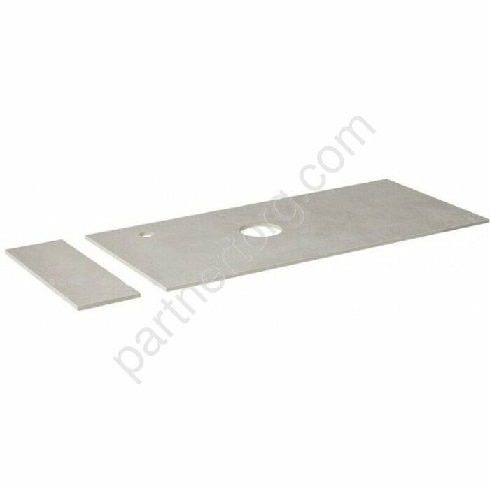 Комплект столешница с полкой для Nova Lite LOFT 75 серый левый TF01 Aquanet