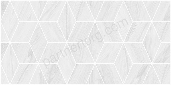 Forest белая матовая керамическая плитка рельеф  60х30см Laparet