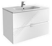 Victoria Nord тумба для ванной комнаты белый глянец 80 Roca