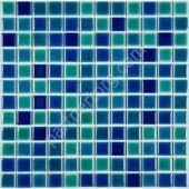 Сине-зеленая керамическая мозаика Porcelain series PW2323-14