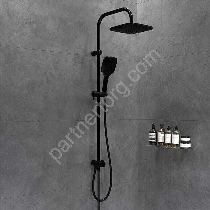 Душ. система: верхний душ 220мм, ручн.душ 120мм, 3 режима, штанга 1010мм, Черн 978200300 Origin Evo