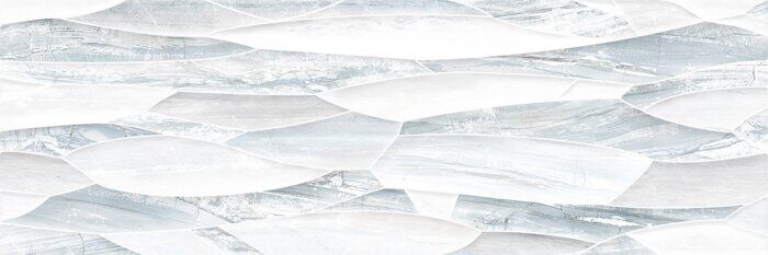 Denver настенная плитка серо-голубая глянцевая декофон 30х90см Alma Ceramica TWU93DNV16R