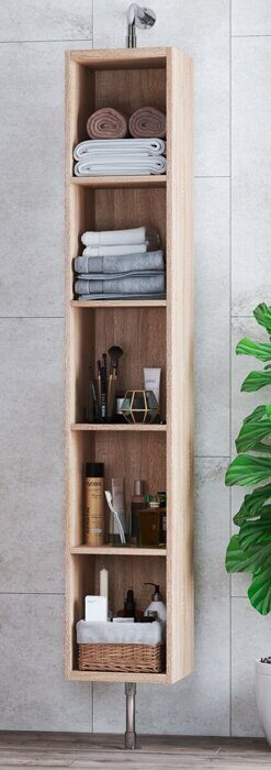 Grani 300 шкаф пенал поворотный для ванной комнаты