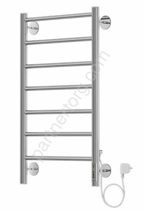 Аврора полотенцесушитель электрический 32/18 П7 400*750, 90Вт, под скрытую проводку, хром