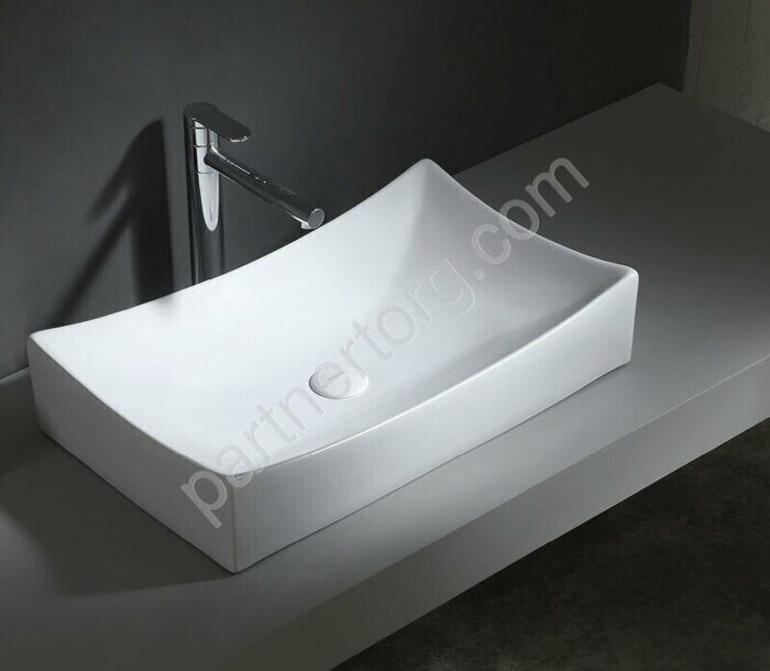 Azario Trend белая раковина встраиваемая 65,5х39,5х14см AZ416