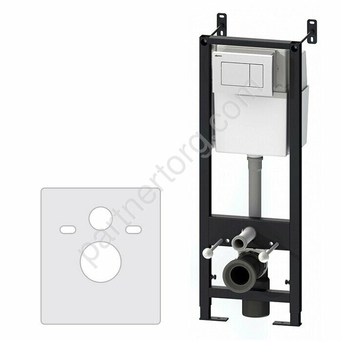 DX00.I011.0101 Инсталляция для подвесного унитаза с клавишей, белый