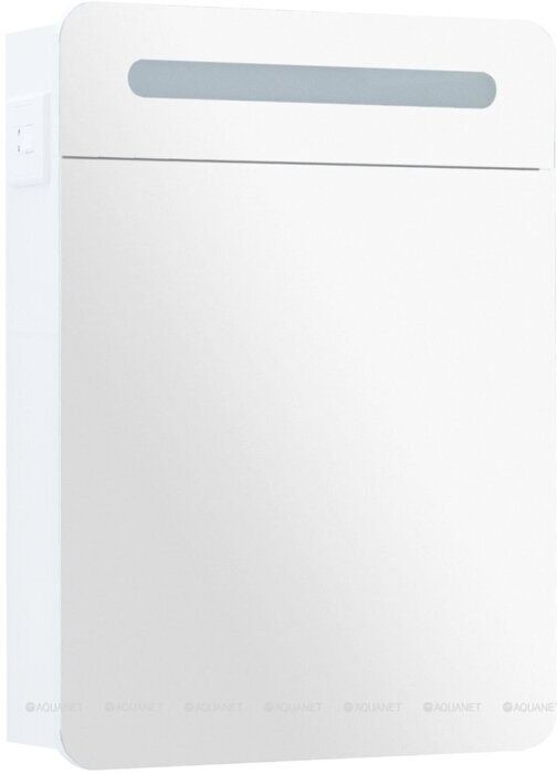 Лукка 60 зеркальный шкаф белый для ванной комнаты Aquanet