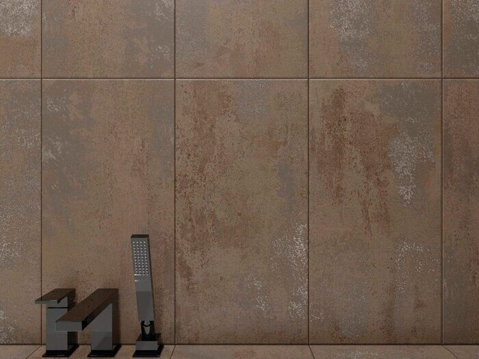 Urban Dark настенная плитка коричневая матовая 31х63см Azori