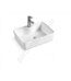 Grossman GR-3017 накладная раковина белая без перелива, с отверстием под смеситель