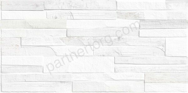 Mattone настенная плитка светло-серая глянцевая рельеф кирпичик 25х50см Alma Ceramica TWU09MTN004