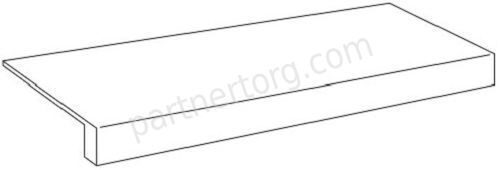 Ступень Supernova Stone Cream Scalino frontale керамогранит 33х120см Atlas Concorde