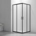 Veconi RV101B-90-01-C5 душевой угол, 90х90x190 см, дверь раздвижная, профиль черный