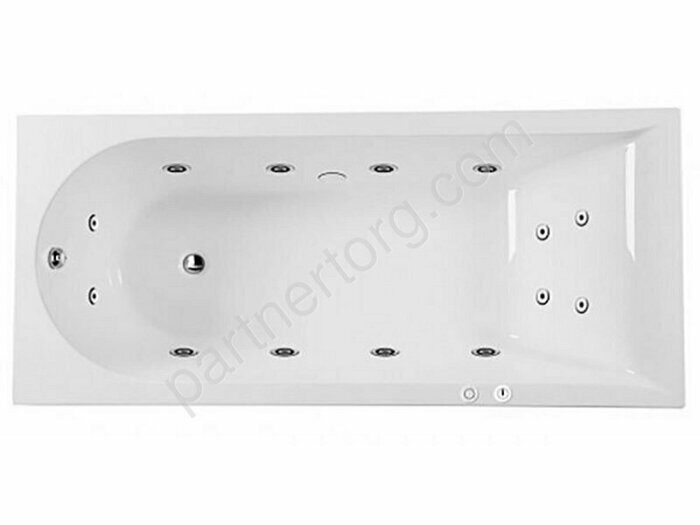 W5AW-180-080W2D64 Inspire, ванна гидромассажная Evo Plus 180*80 на каркасе, без фронтальной панели