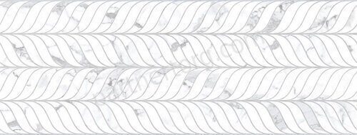 New Art Stone Juliano керамогранит матовый белый с узором 30х80 см