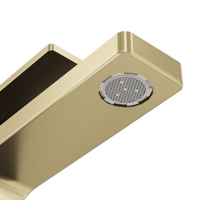 Grossman Style 520.K35.05.320 смеситель для раковины высокий золото сатиновый