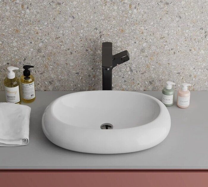 Grossman GR-3011 накладная раковина белая