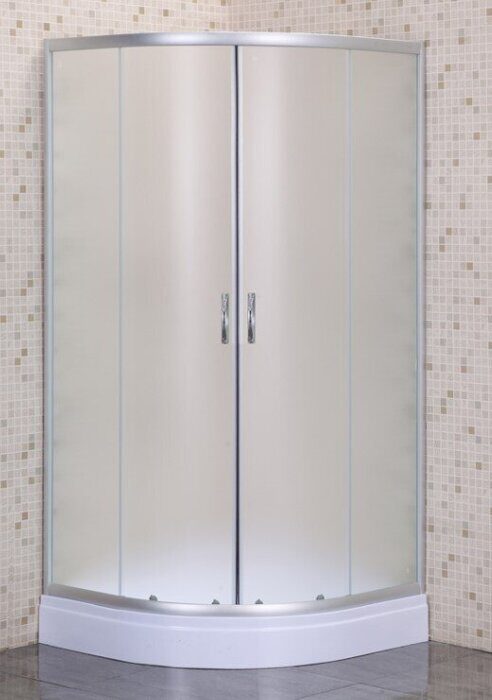 Loranto CS-8015S 90*90*195 душевое ограждение поддон 13см, матовое стекло