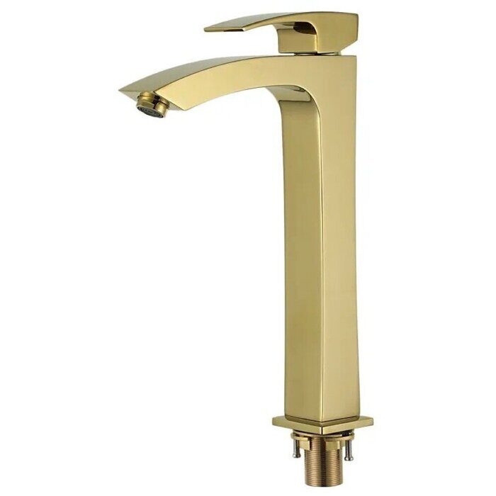 Gappo G1007-32 смеситель для раковины высокий, золото