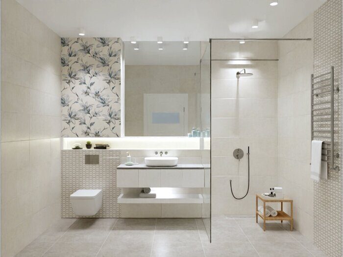 Palladio Ivory настенная плитка бежевая матовая 31х63см Azori